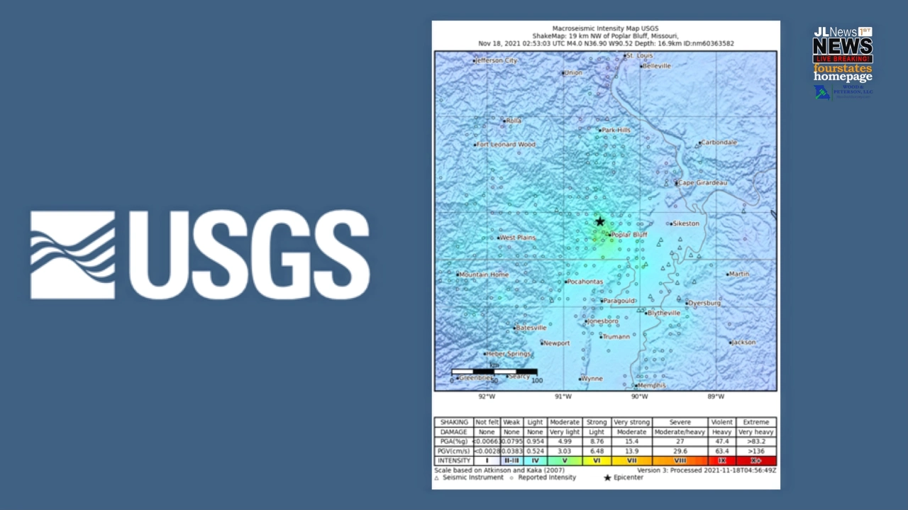 4.0 magnitude earthquake in southeast Missouri, did you feel it?