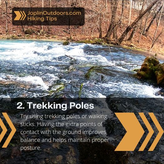 Pack trekking poles with rubber or carbide tips. Avoid wooden tip walking sticks
